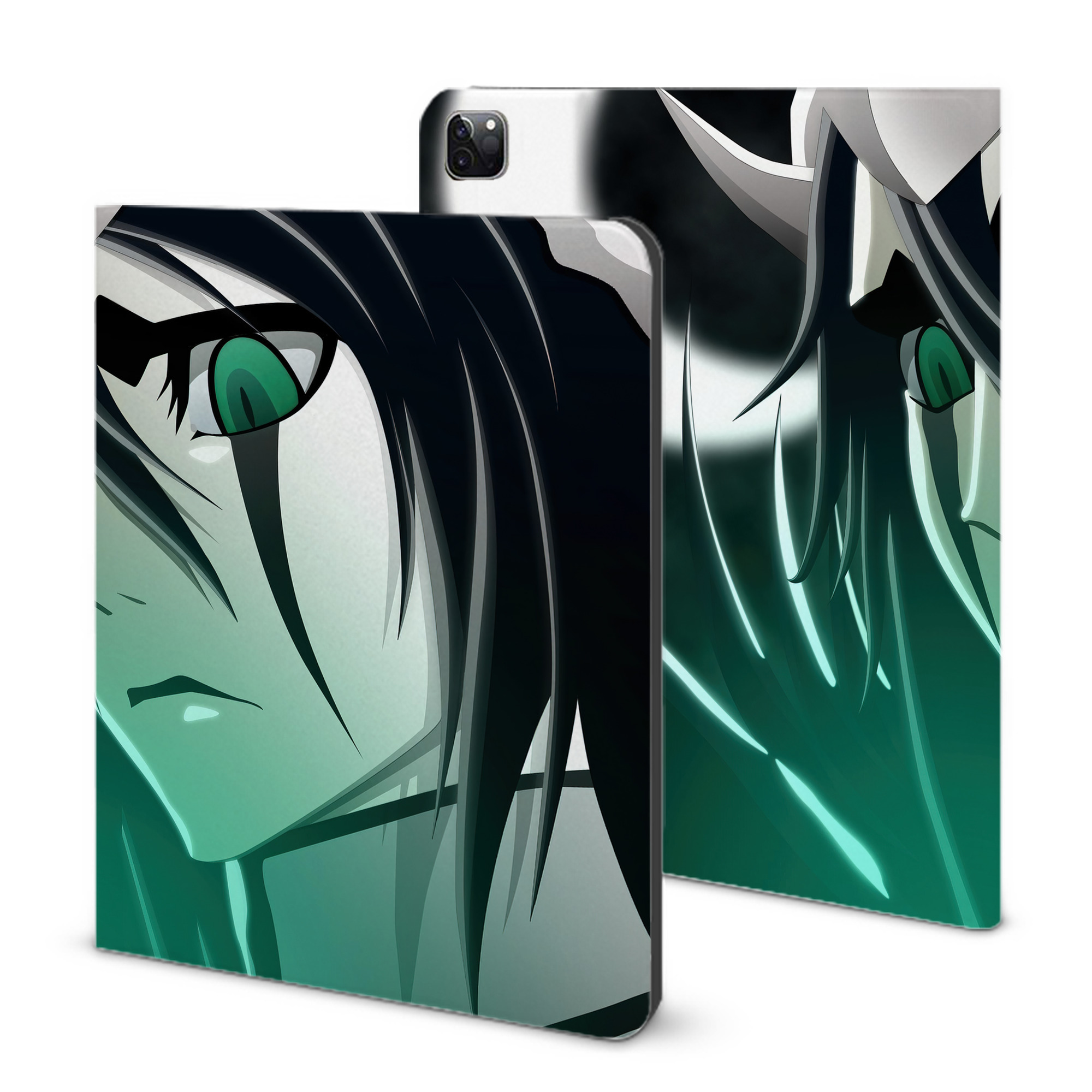 （画像用） ブリーチ BLEACH IPad ケース ブック型 PUレザー TPU 耐衝撃 軽量 薄型 ペン収納なし 全面保護 IPad 各モデル対応